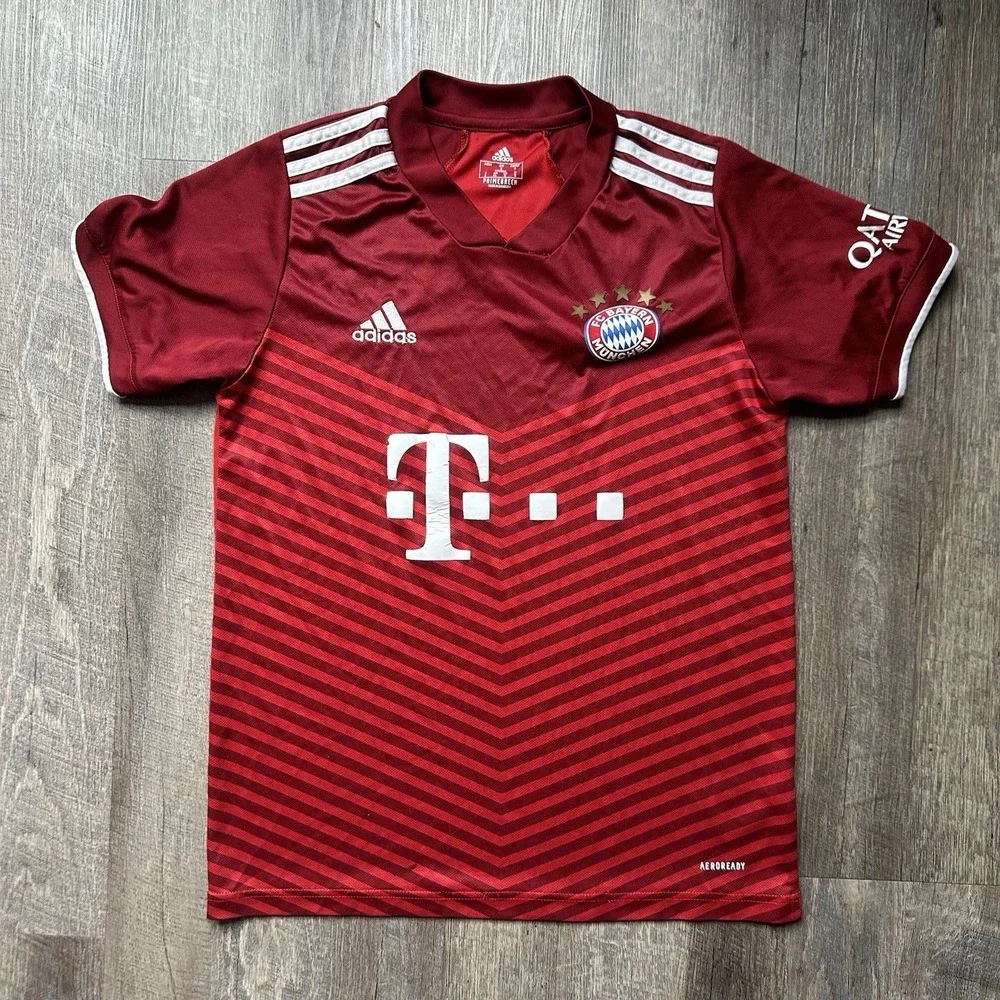 Bayern Munich‎ 2021 2022 Home Mens Football Jersey Small Adidas Shirt Soccer